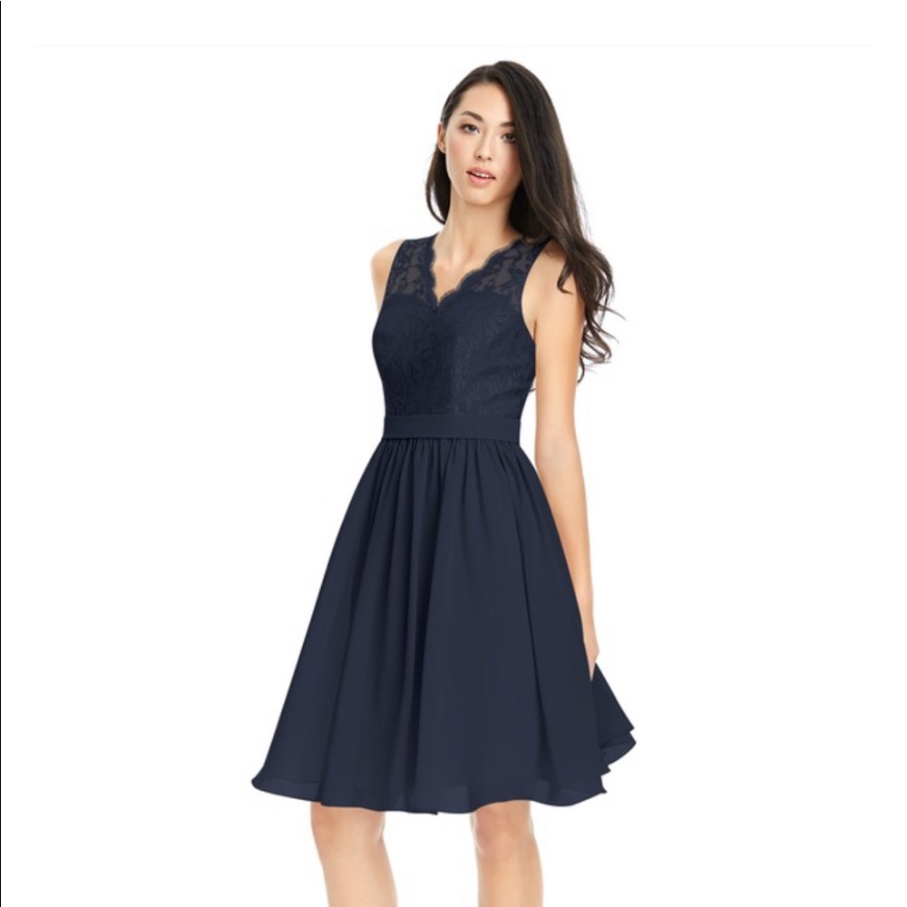 BRIDESMAID DRESS - Navy - Worn once